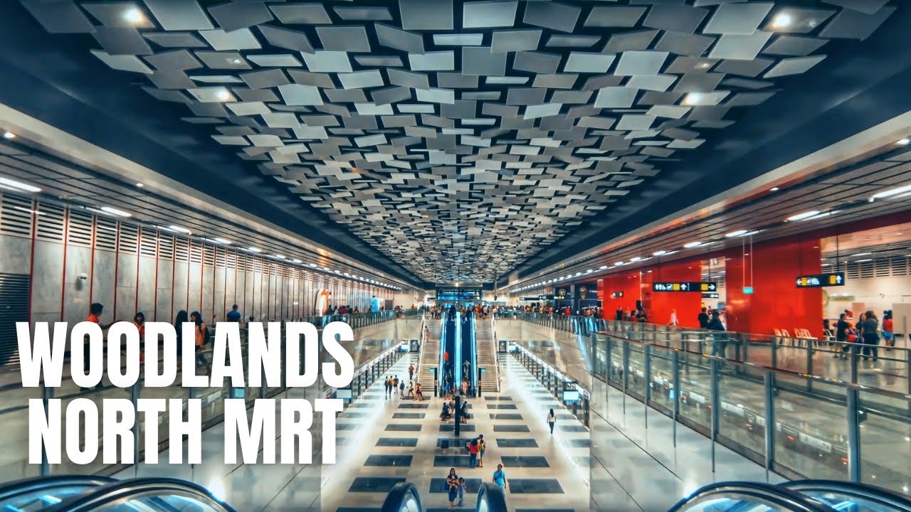 Woodlands North MRT to Republic Polytechnic (Open House 2020) Singapore Walking Tour