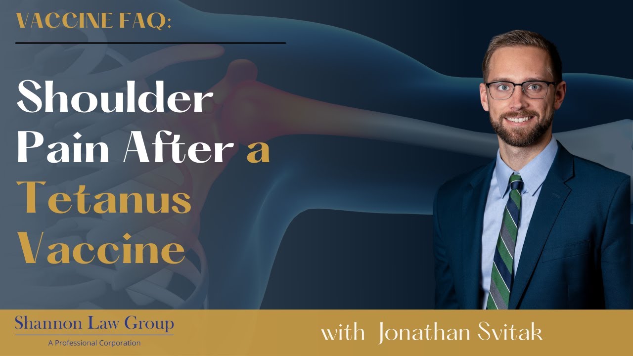 Shoulder Pain after Tetanus Vaccine? You May Have SIRVA from TDaP Shot | Vaccine Injury FAQ