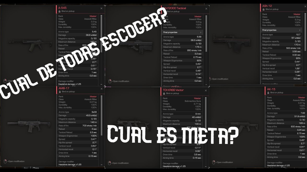 MEJORES ARMAS PARA USAR EN STALCRAFTX en español