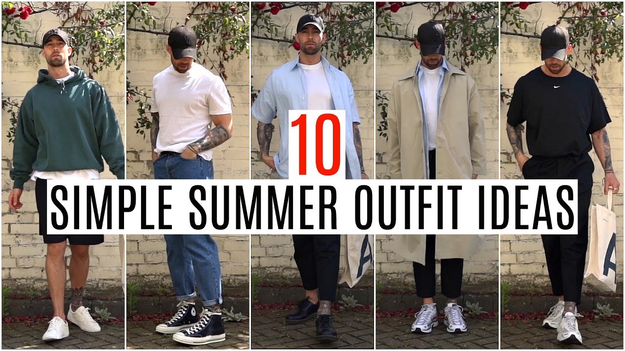 10 SIMPLE SUMMER OUTFIT IDEAS | Men's Fashion 2019 | Daniel Simmons