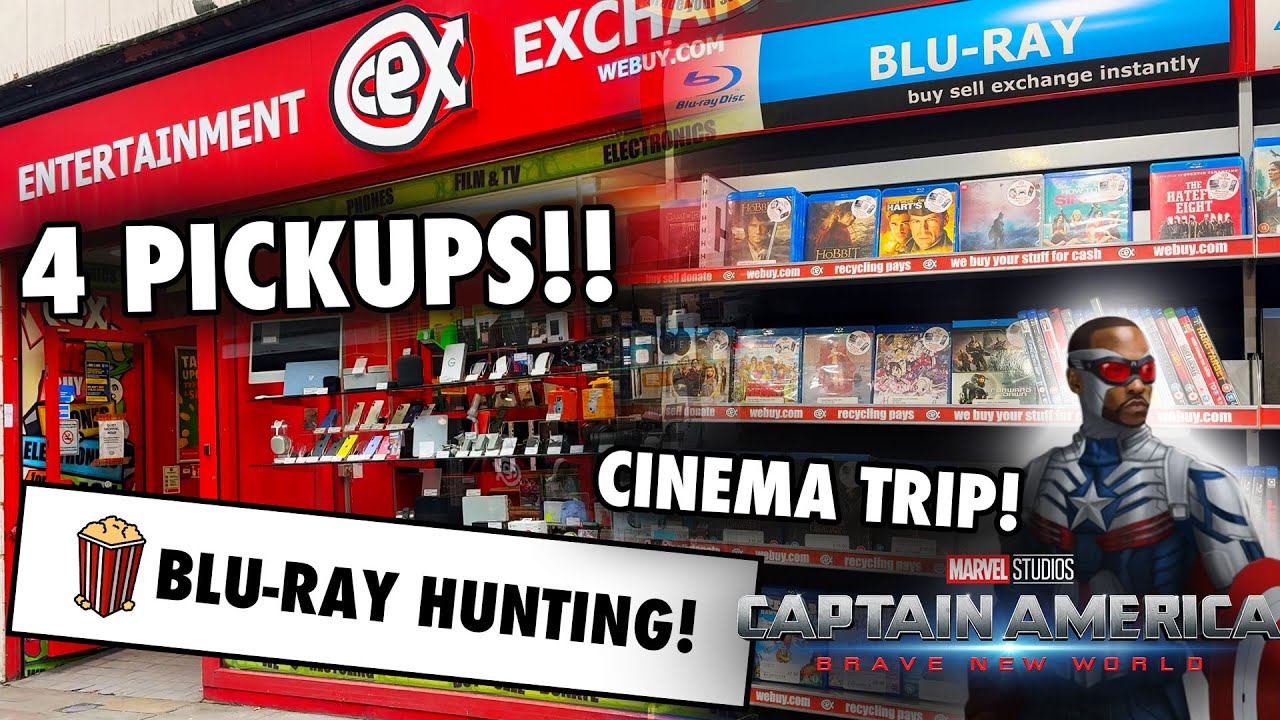 Blu-ray Hunting - 4 CEX PICKUPS, CAPTAIN AMERICA CINEMA RELEASE & CHARITY STORE MEGASTORE!!