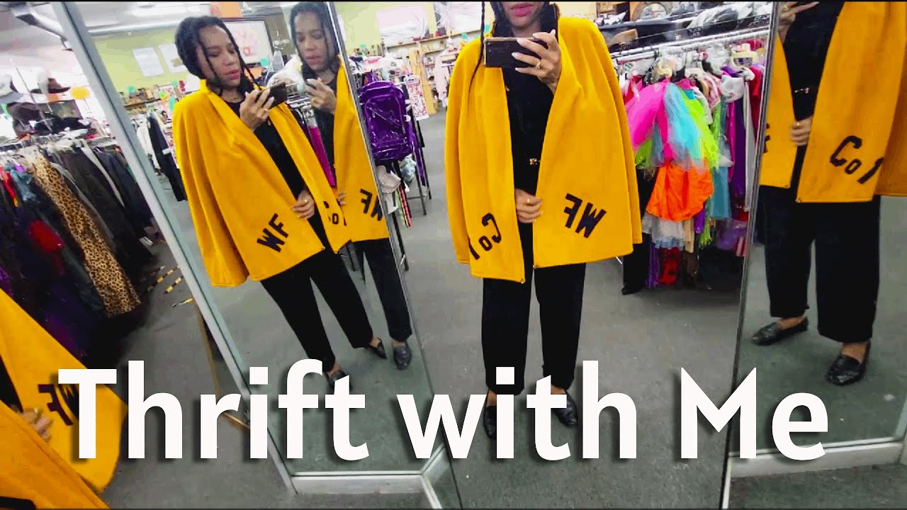 THRIFTING MINIMALIST  EXPENSIVE LOOKS  + EXCITING NEW JEWELRY!! | Styling Thrift Haul | Model Image