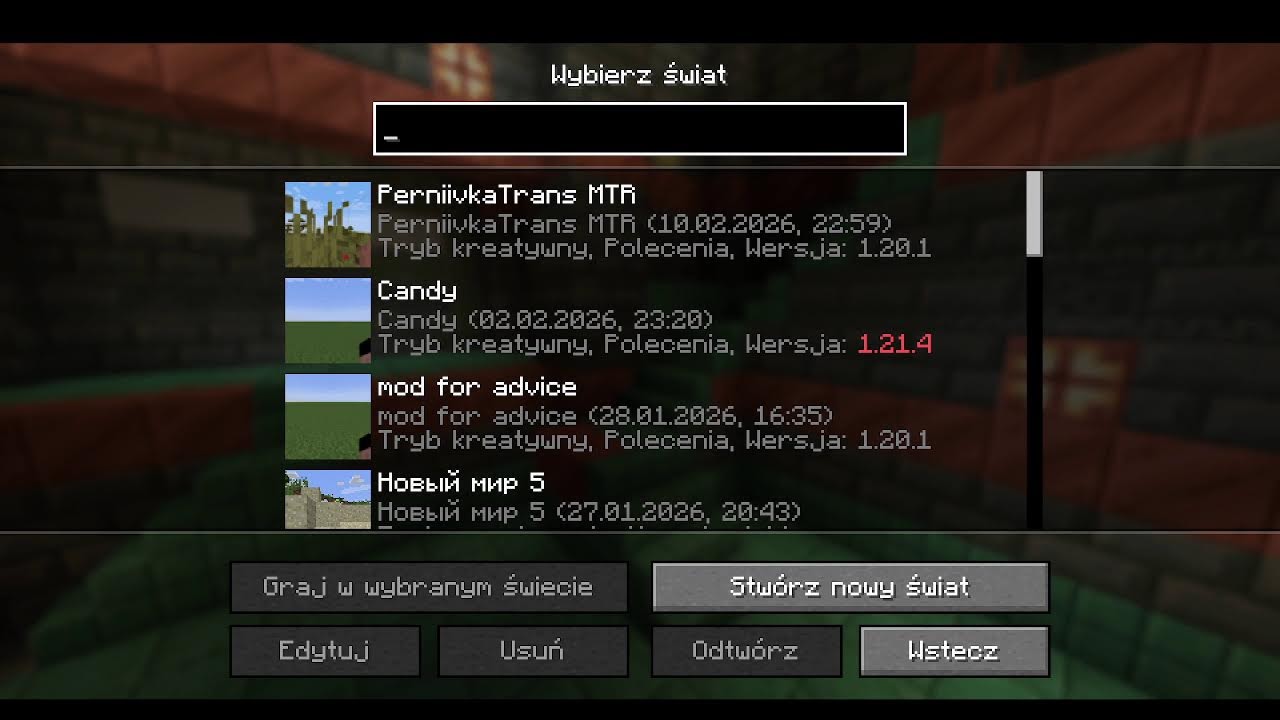 gramy w Minecraft na serwerze wojtka