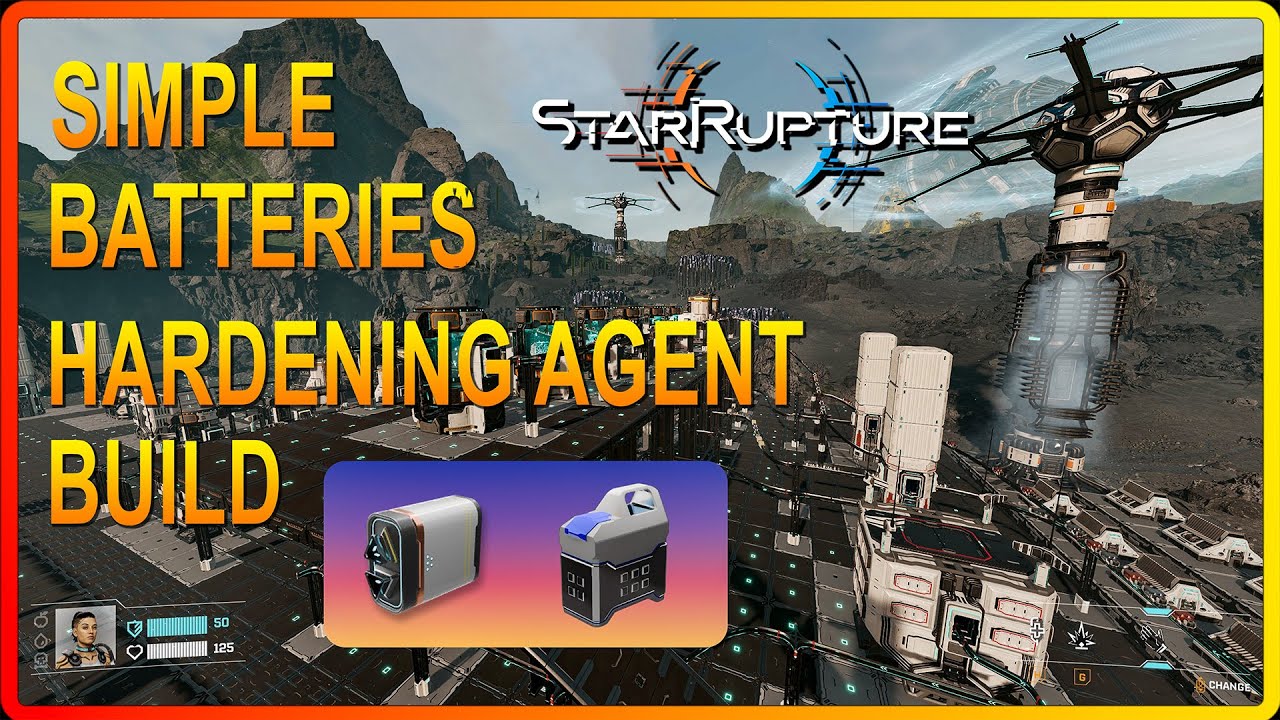 Big Build LV9 Batteries and Hardening Agent for StarRupture!