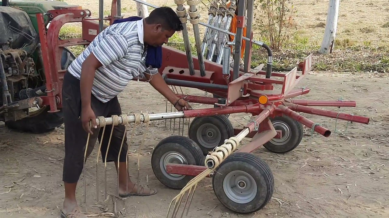 Reaper Karche cutt and Best Tedder Crop Machine | Parali Cutting Tedding | Simran Seerat Arts