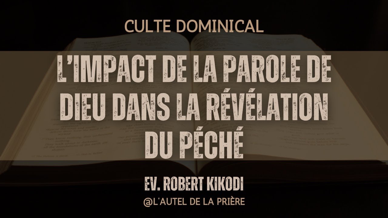 CULTE DOMINICAL | DIMANCHE 08-02-26 | AVEC L'ÉVANGELISTE ROBERT