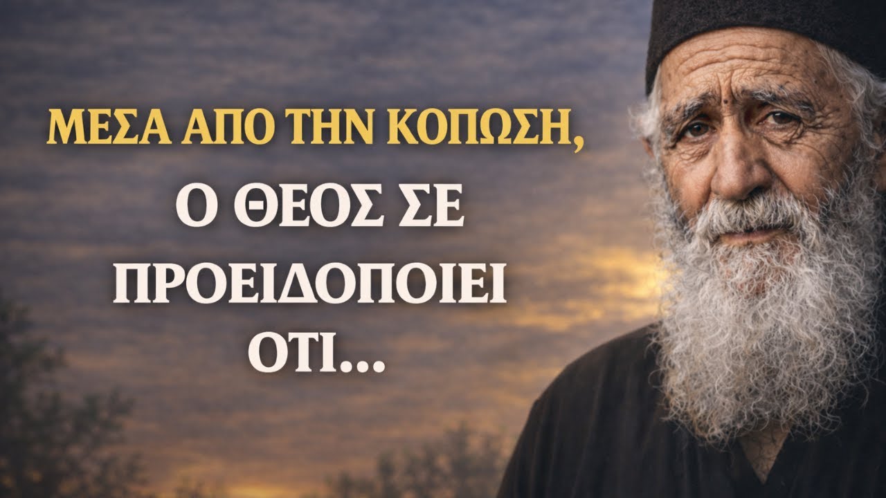 ΝΑ ΘΥΜΑΣΑΙ Ο ΚΥΡΙΟΣ ΣΕ ΠΡΟΕΙΔΟΠΟΙΕΙ ΓΙΑ ΤΗΝ ΚΟΠΩΣΗ ΣΟΥ  ΑΓΙΟΣ ΠΑΪΣΙΟΣ