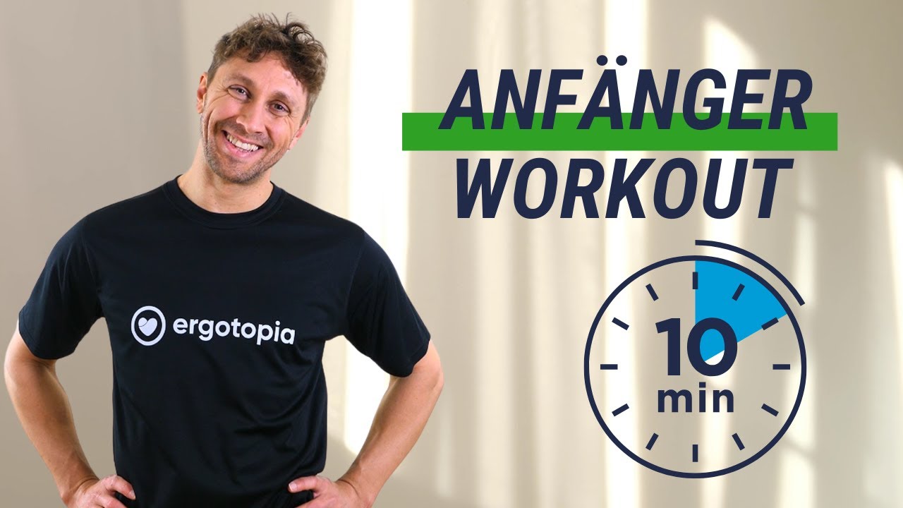 10 Min. Ganzkörper Workout ohne Geräte – Das perfekte Anfänger-Training für zuhause!