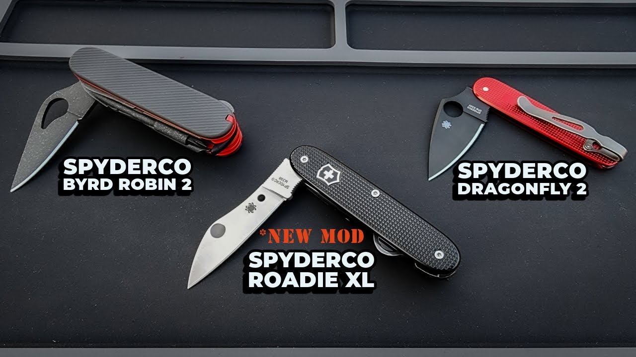 3 Different Victorinox sizes & 3 Different Spyderco Blades + New MOD | 4K