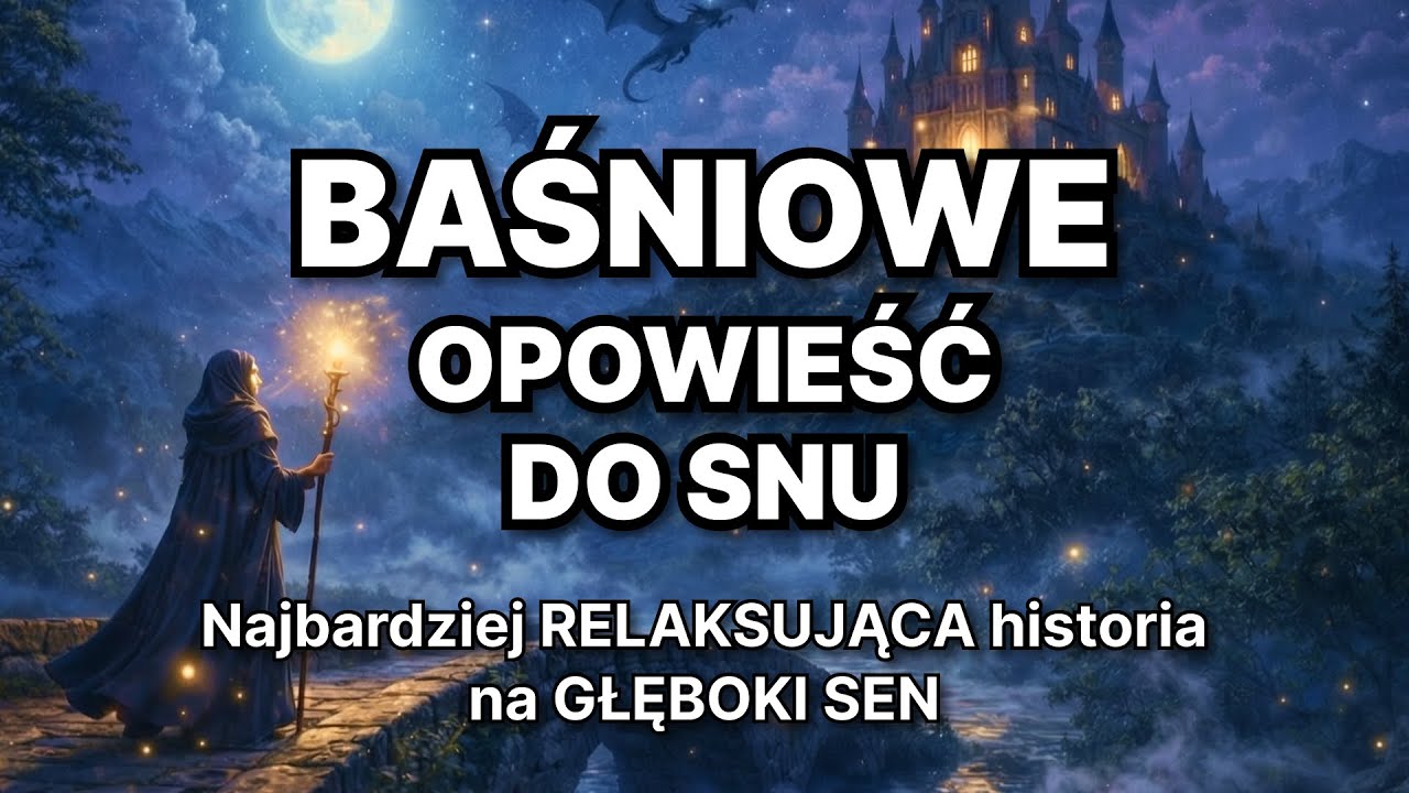 😴 BAŚNIOWE HISTORIE: 💤 Tak RELAKSUJĄCE, że nie usłyszycie końca 💤 Mocny sen w 5 minut