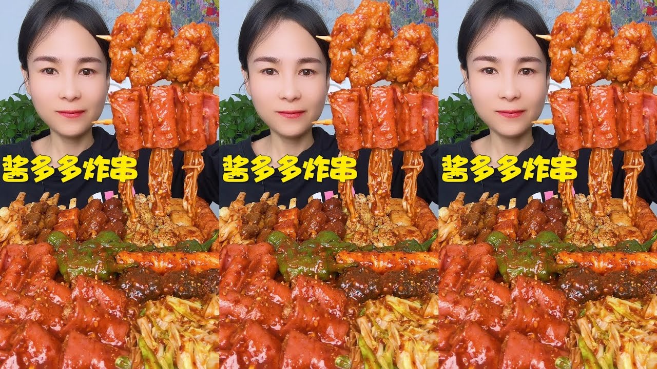 Crispy Fried Skewers Street Food | Ultimate Foodie Eating Experience