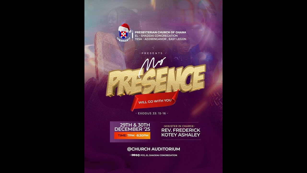 2ND DAY - MY PRESENCE WILL GO WITH YOU (30/12/2025)
