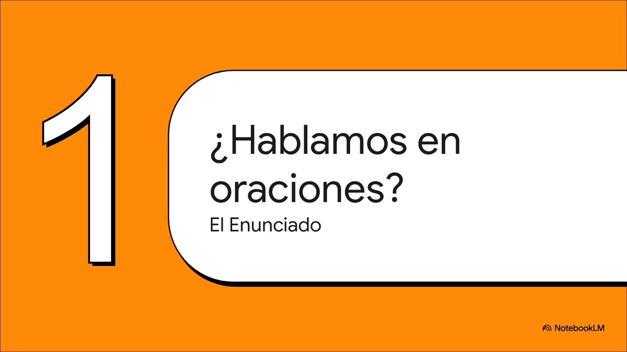El enunciado y la oración simple