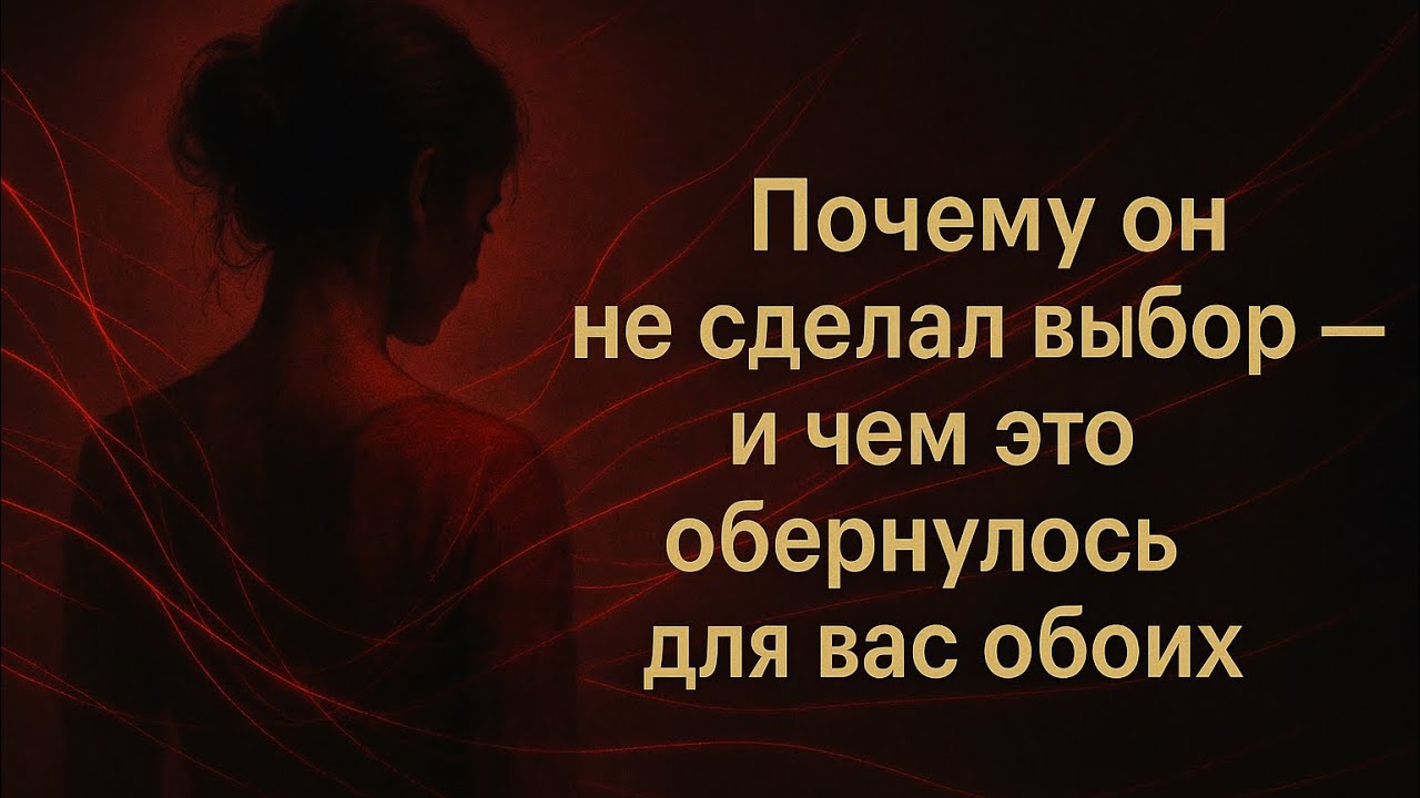 Почему он не сделал выбор - и чем это обернулось для вас обоих