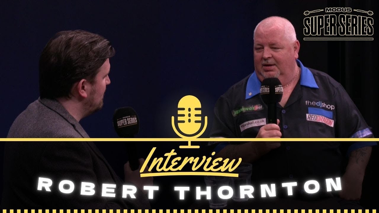 EXCLUSIVE - Robert Thornton Reveals All On The Highs And Lows Of His Darting Career