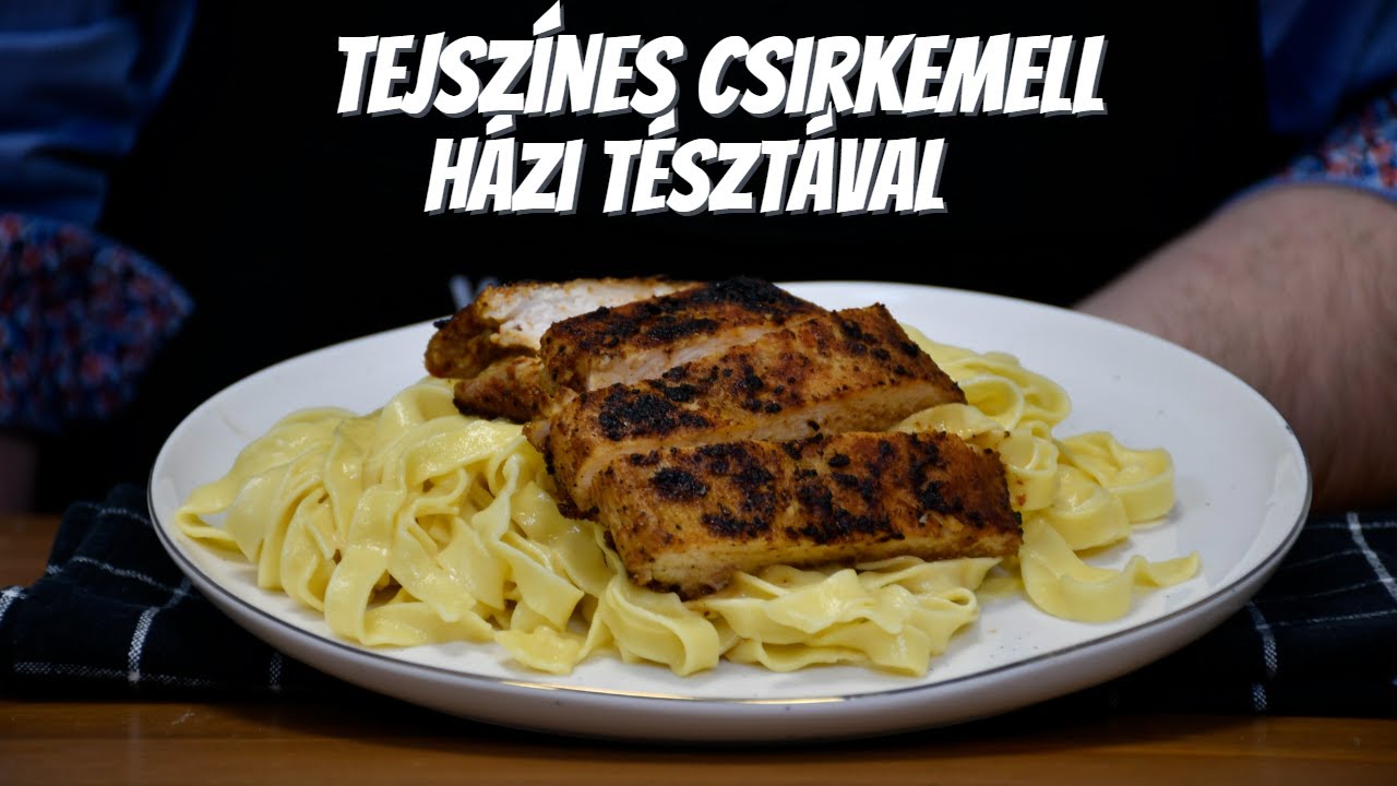 Tejszines Alfredo csirke házi tésztával!