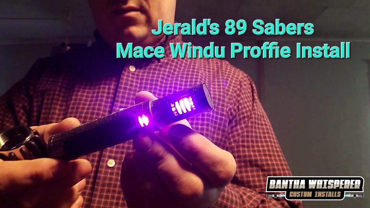 Jerald's 89 Sabers Mace Windu Proffie Install