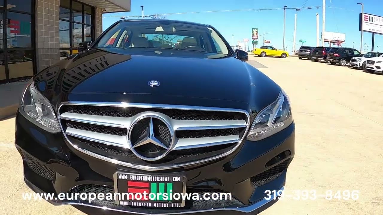 2014 MERCEDES BENZ E CLASS E 350 SPORT 4MATIC Low Miles, AWD, Locally Traded!