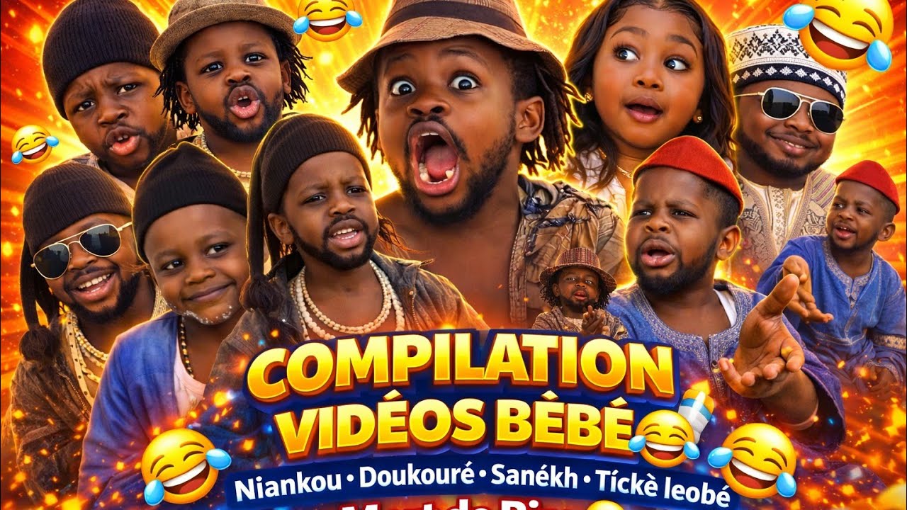 Compilation Vidéo bébé 🍼😂 Comédie 😂 Niankou, Doukouré, Sanekh, Tické leobé Sur TikTok (MLD🍼👑🇸🇳) 