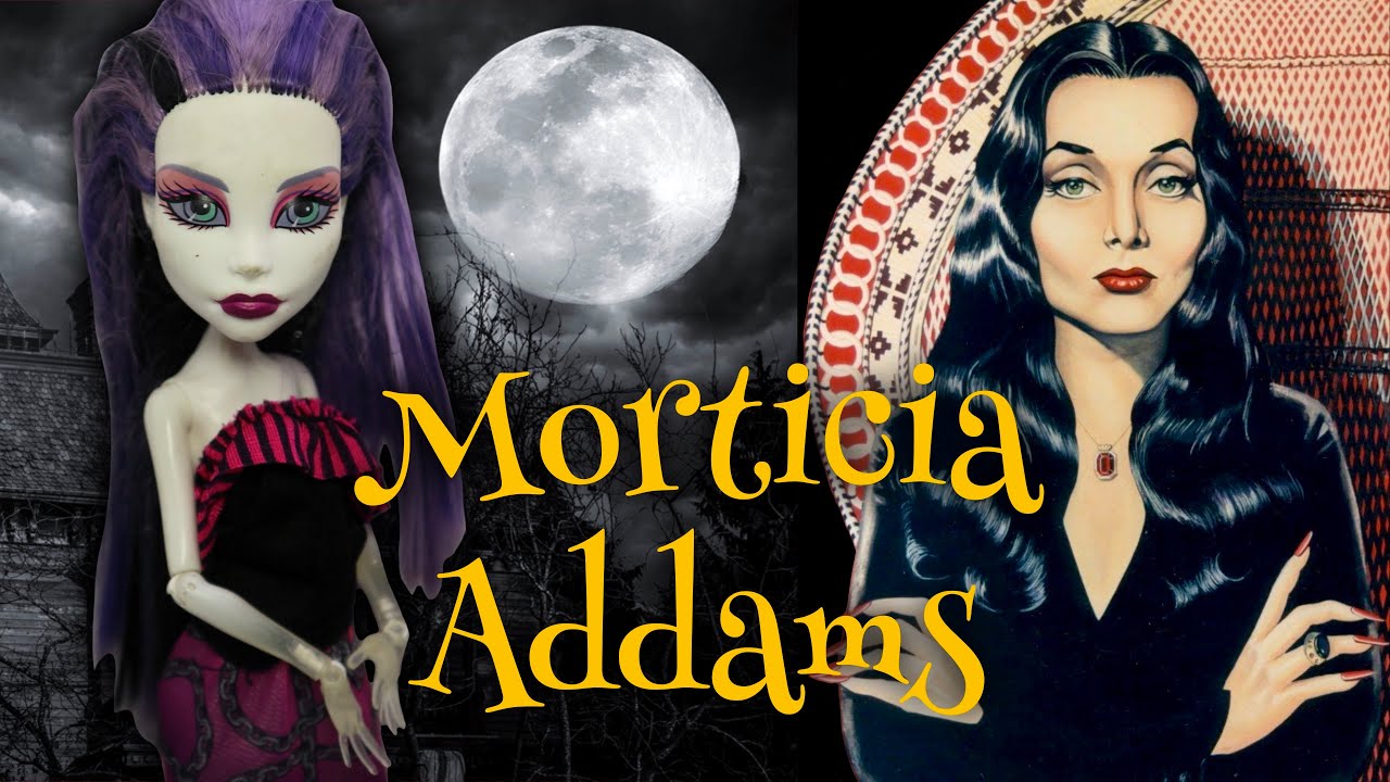 Я сделала потрясающую куклу Мортиша Аддамс / Перекраска куклы Monster High от Poppen Atelier