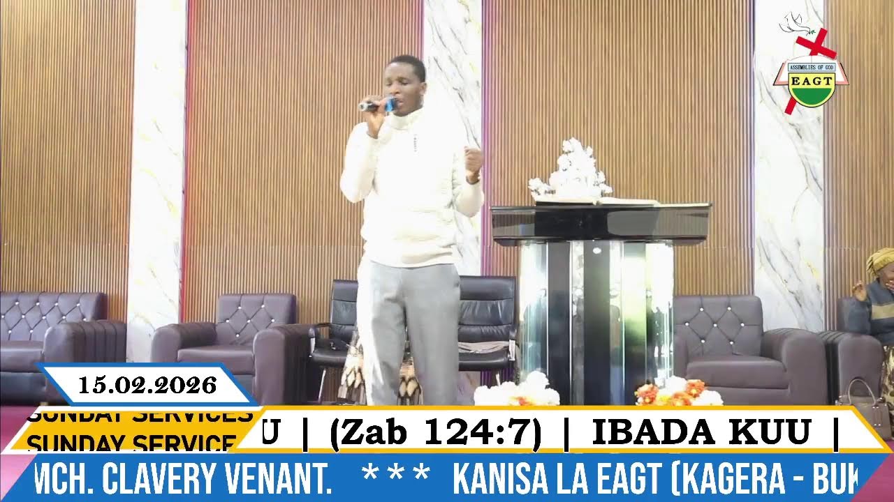IBADA KUU //   EAGT (MLIMA WA AHADI RWOME) -  MCH. KIONGOZI: CLAVERY VENANT