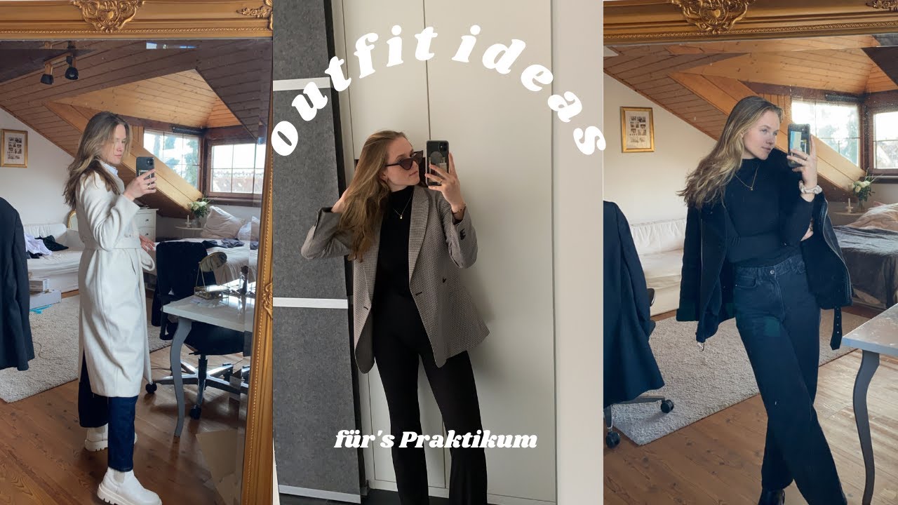 OUTFIT IDEAS, für praktikum, arbeit, schule oder allgemein :)