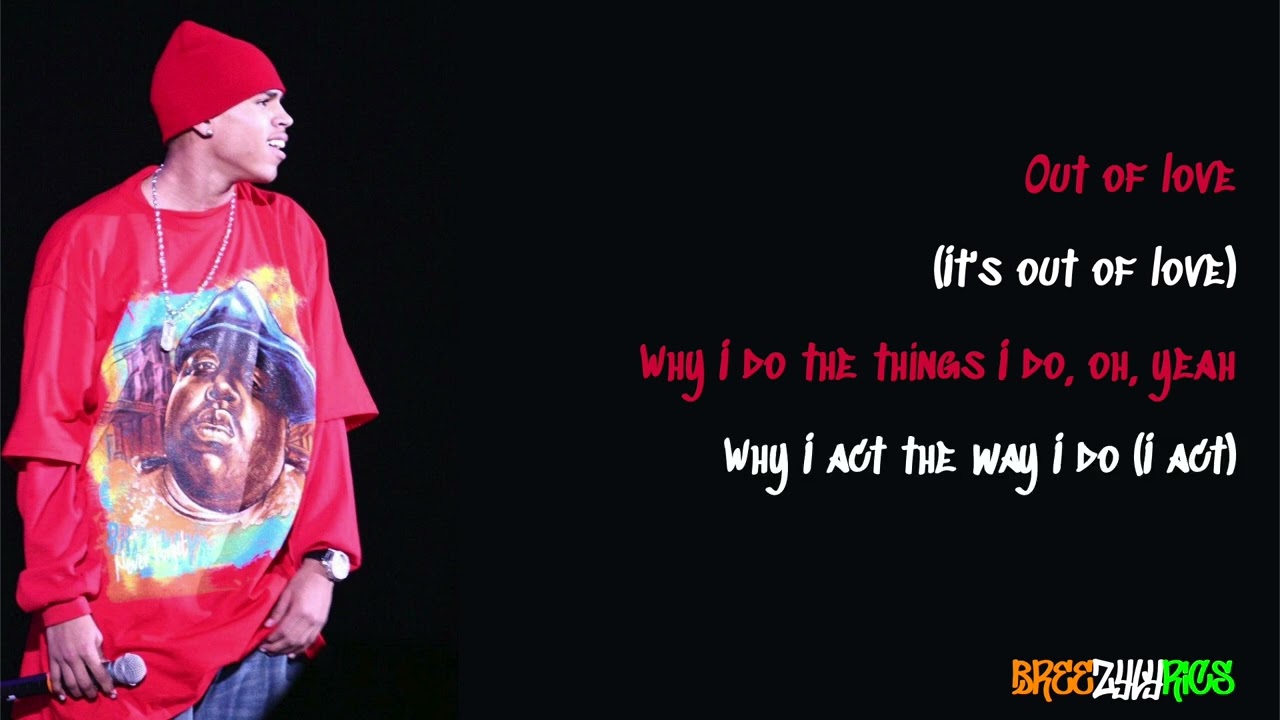 Chris Brown - One Girl [LYRIC VIDEO]