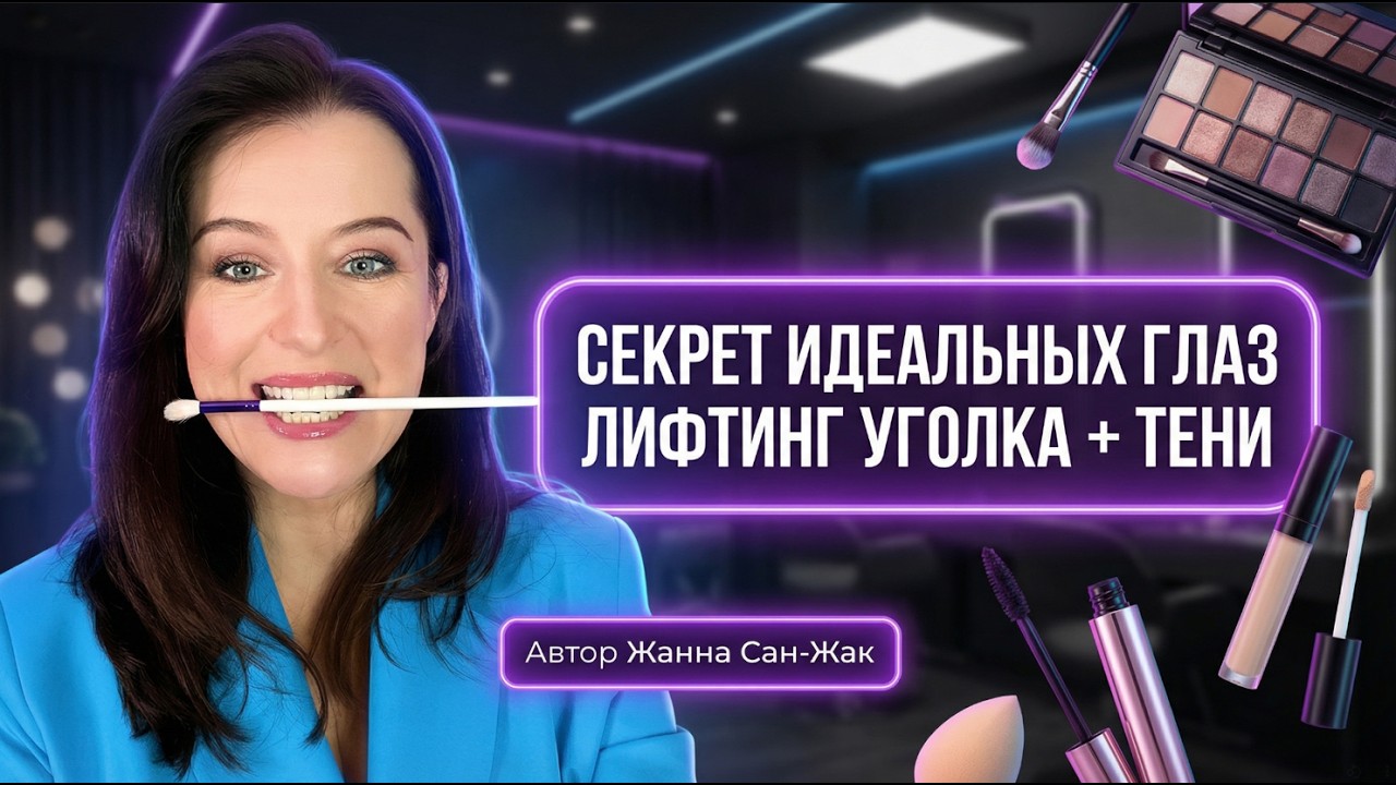 Секрет идеального макияжа глаз: техника теней + лифтинг уголка (без ошибок)