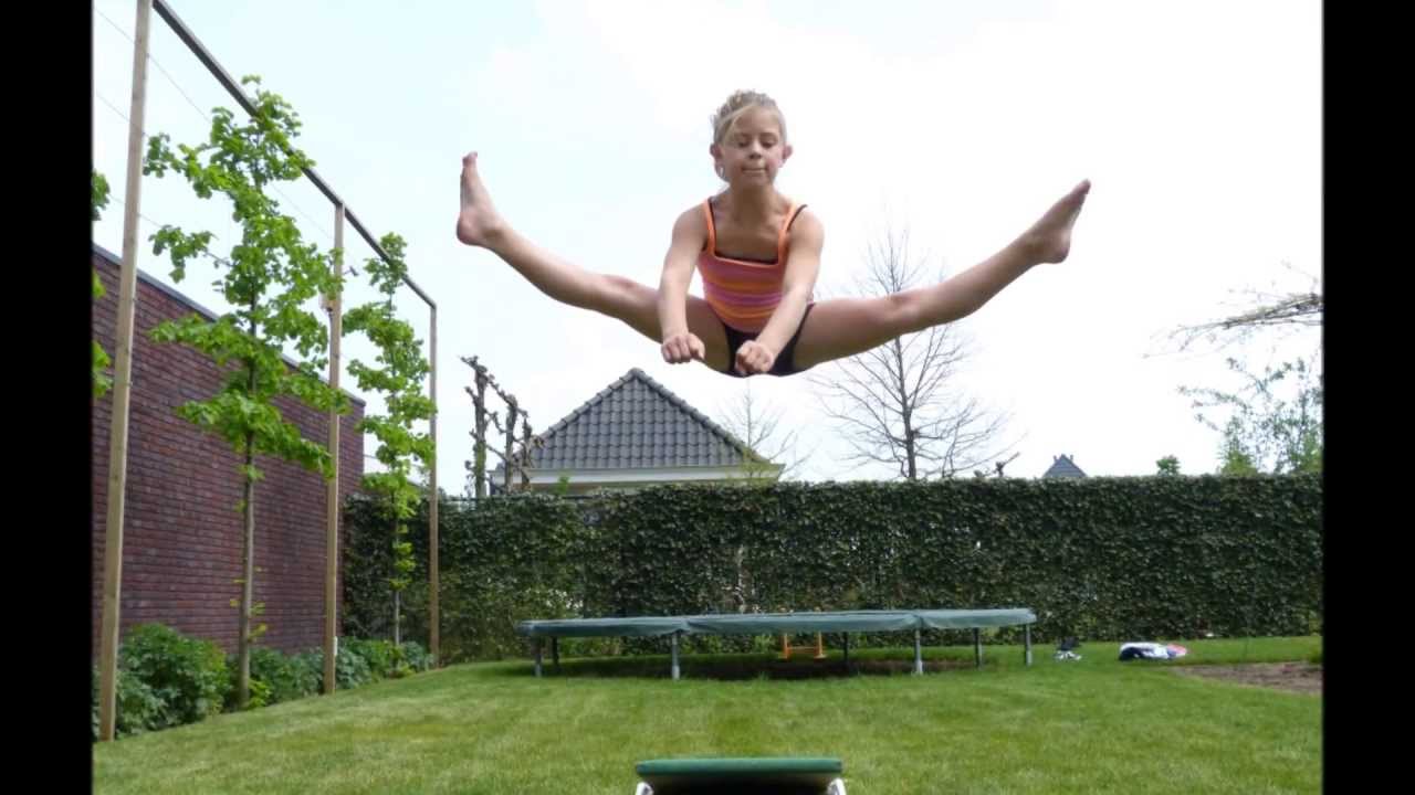 Turnen & acro - Sam, Puk, Maud E, Anne, Petri en Mirthe, 7 mei 2013