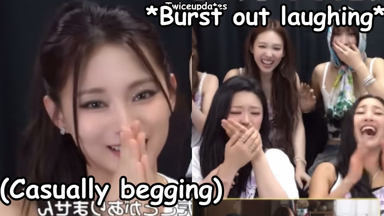 tzuyu begging to JYP staff about this M/V twice unnies can’t stop the savage maknae