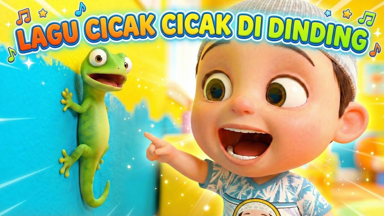 Lagu Anak Populer - Cicak Cicak di Dinding (Animasi Yazdan)