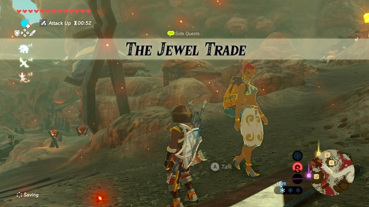 Zelda Botw: The Jewel Trade Side Quest