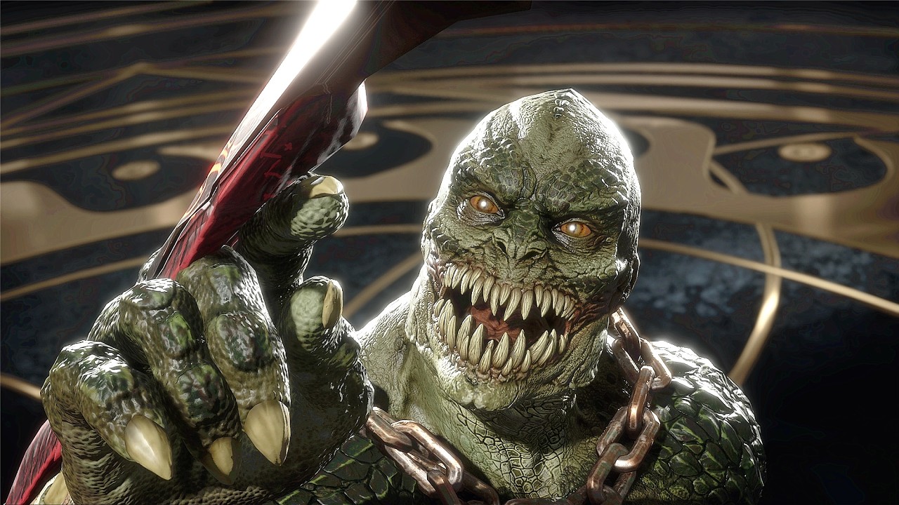 MK11 - Killer Krok Baraka Performs All Characters Victory Pose