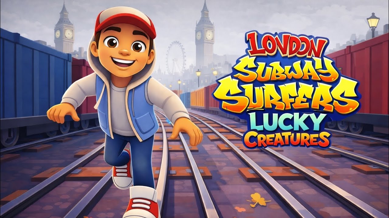 5 Minutes Of Subway Surfers London Lucky Creatures | Subway Playz