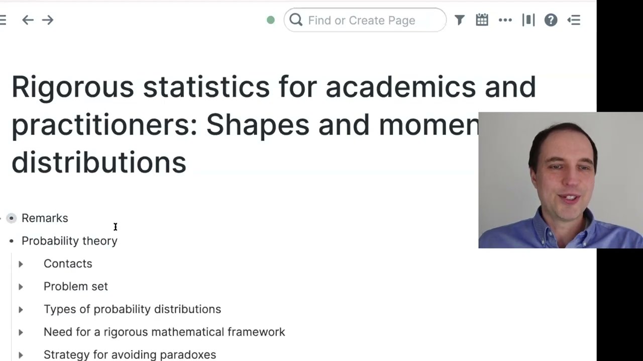 Statistics: Shapes and Moments of Probability Distributions 1 with Michal Fabinger
