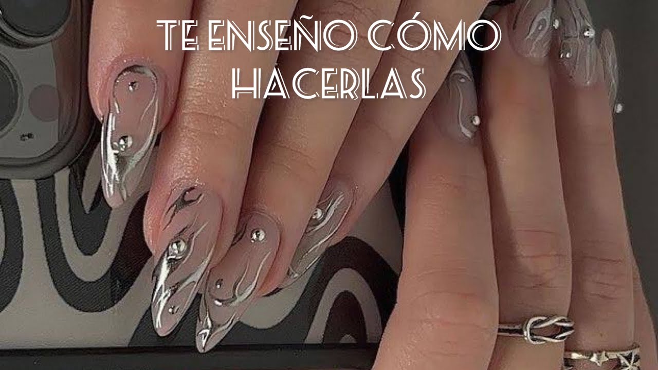 COMO HACER UÑAS TENDENCIA 2023! Paso a paso fácil y rrapido!