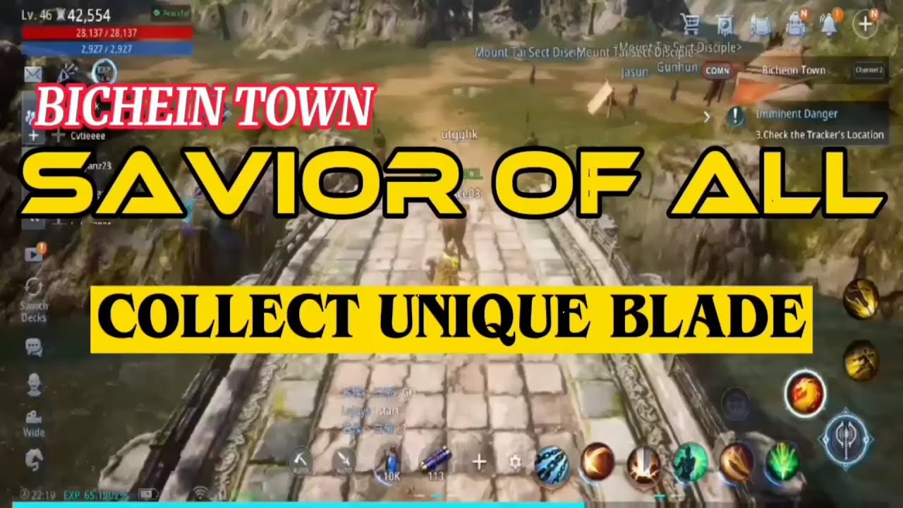 MIR4- SAVIOR OFF ALL | COLLECT UNIQUE BLADE  | REQUEST MISSION
