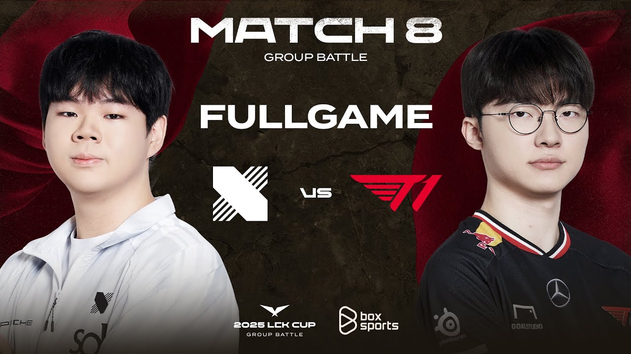 DRX vs T1 | Full Game 1, 2 | Match 8 | 2025 LCK Cup Group Battle