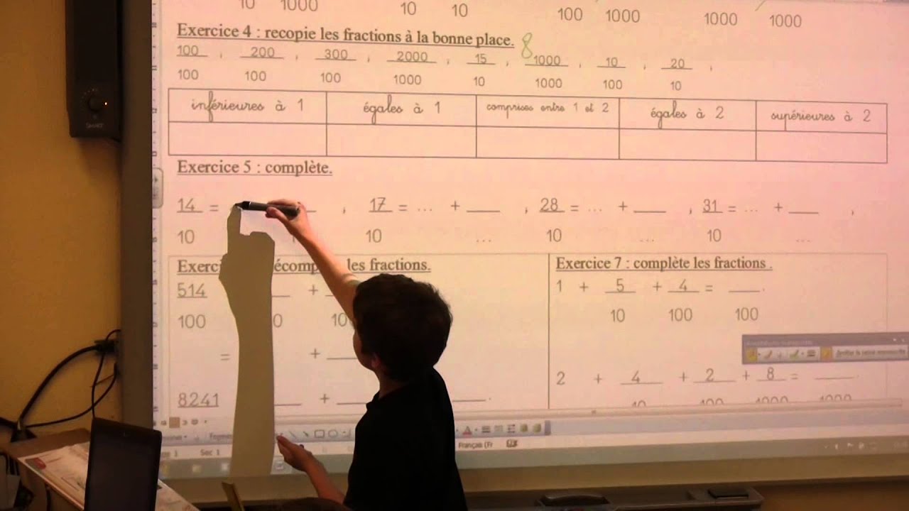 Utiliser un tableau num&eacute;rique inter actif