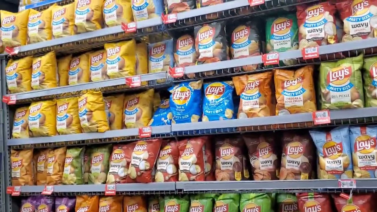ASMR! AMAZING! SHOPPING HAUL: CHIPS 🍟 AISLE @Walmart #asmr #amazing #snacks #shopping 