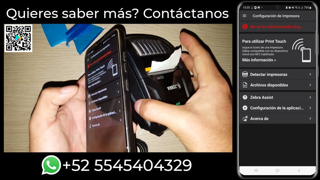Como configurar idioma ZPL XML en impresora Zebra ZQ310