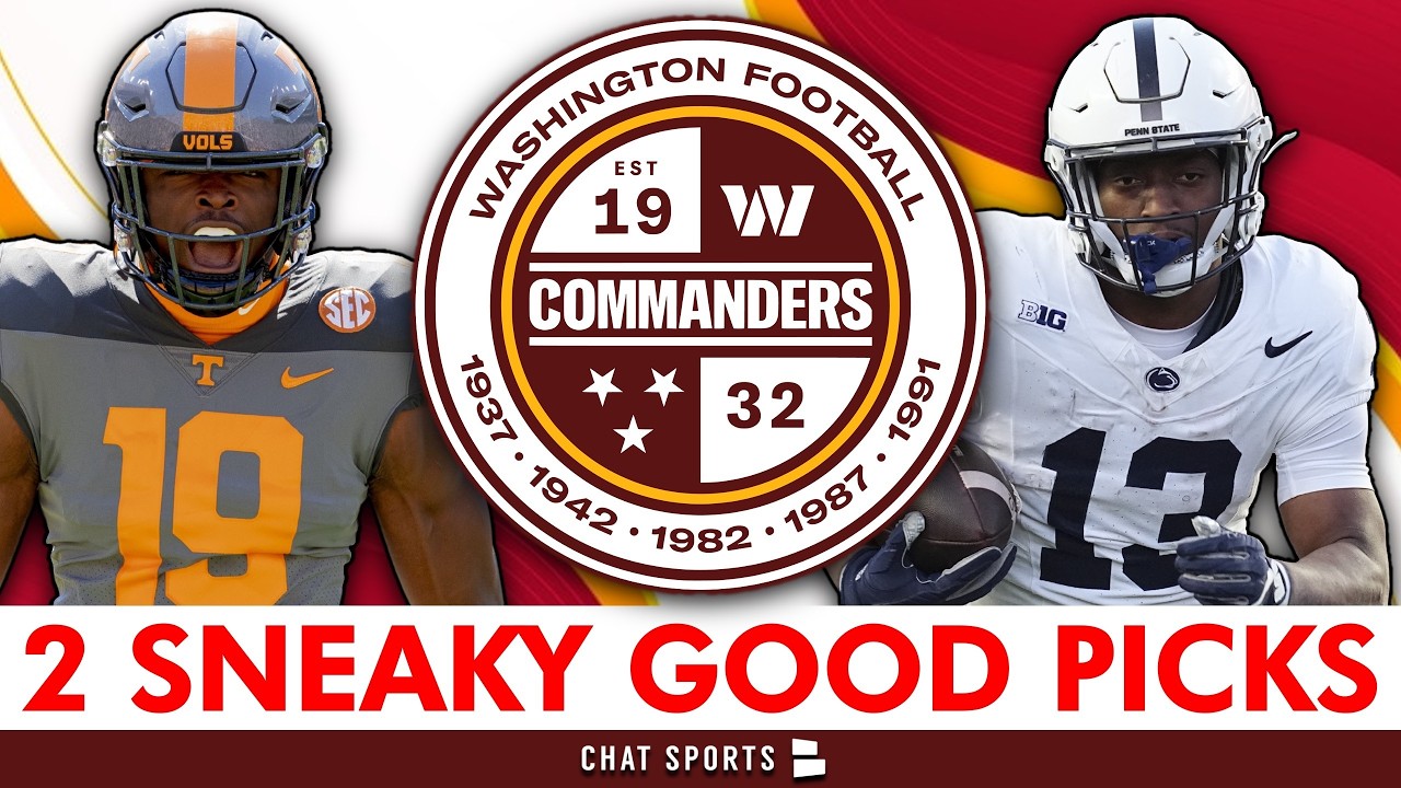 The Commanders Get A DOUBLE-DOSE Of Sneaky Good Draft Picks On Day 3 Of The NFL Draft