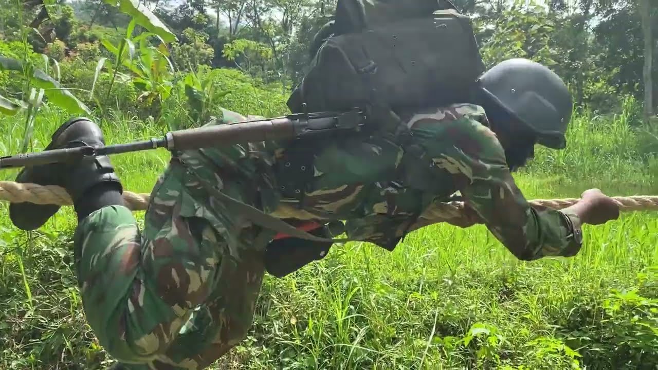 Lari 5 Kilo dan melewati Rintangan beban lengkap (HTF Dikmata Gel III 2025)