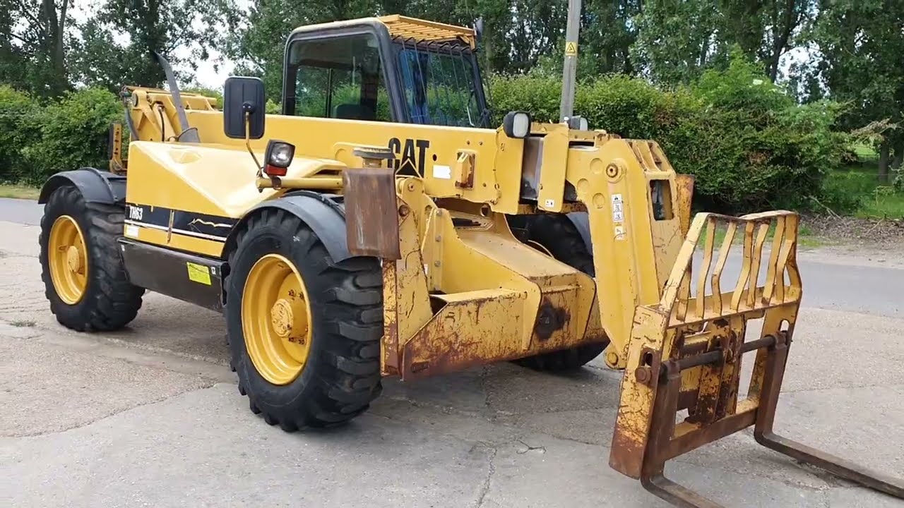 CAT TH63 Telehandler - Test Drive Working Review | diggersandtractors.com