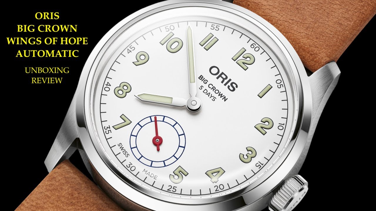 Oris Big Crown Wings of Hope Calibre 401 Limited Edition Automatic Watch | Review Valjoux Relogios