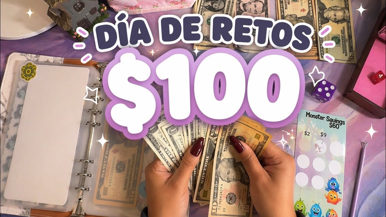 Ahorrando dinero usando retos de ahorro 💸🎲