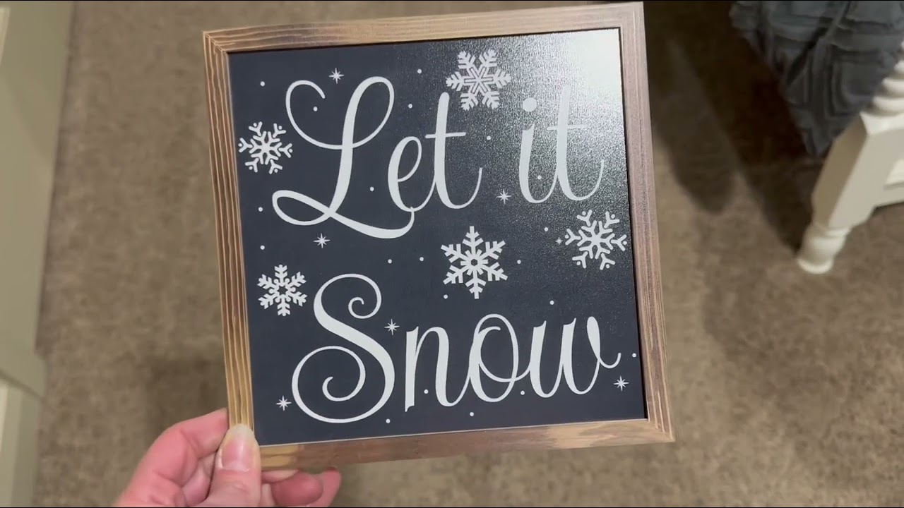 Wooden Sign 🎄 | Cozy Rustic Holiday Wall Decor