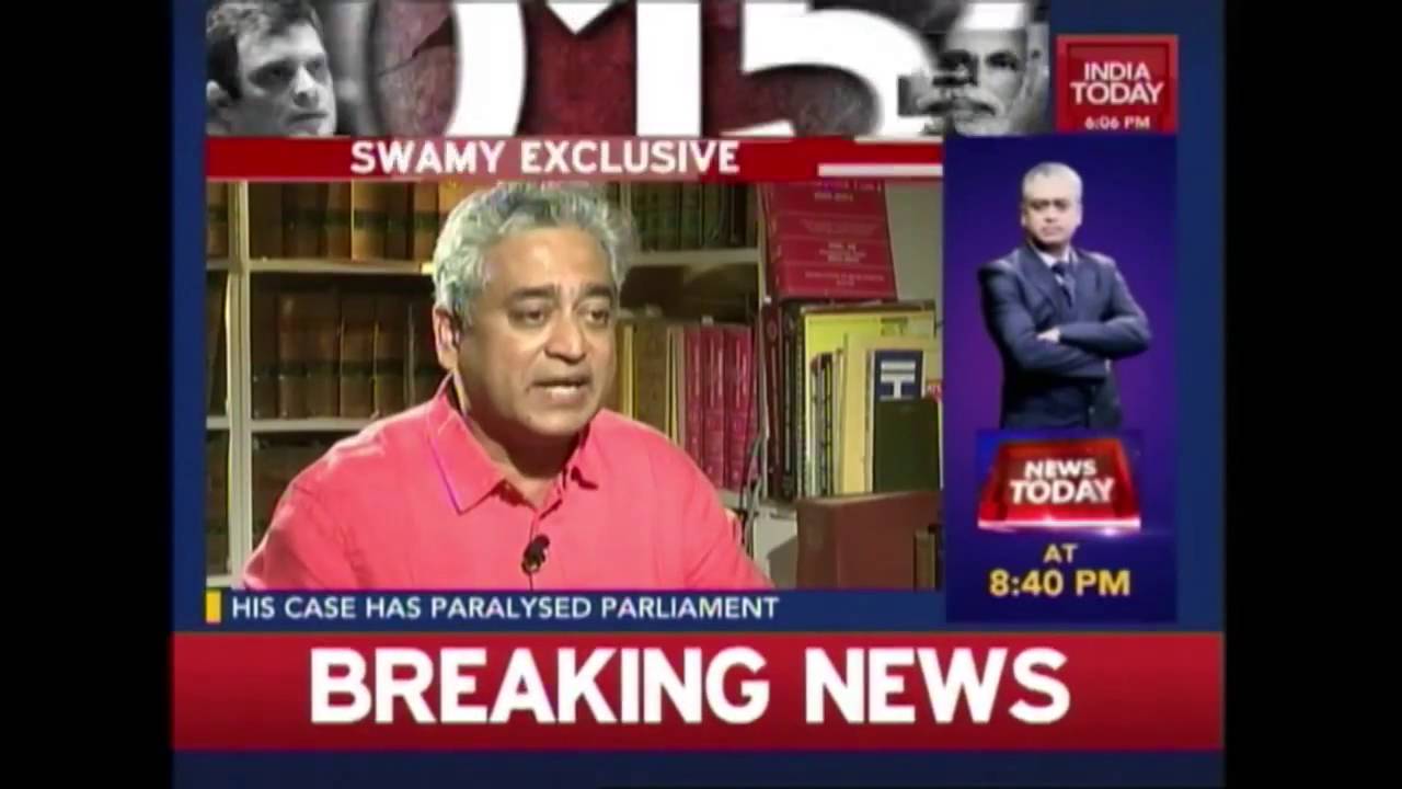 #NationalHerald  Dr Subramanian Swamy Exclusive On India Today