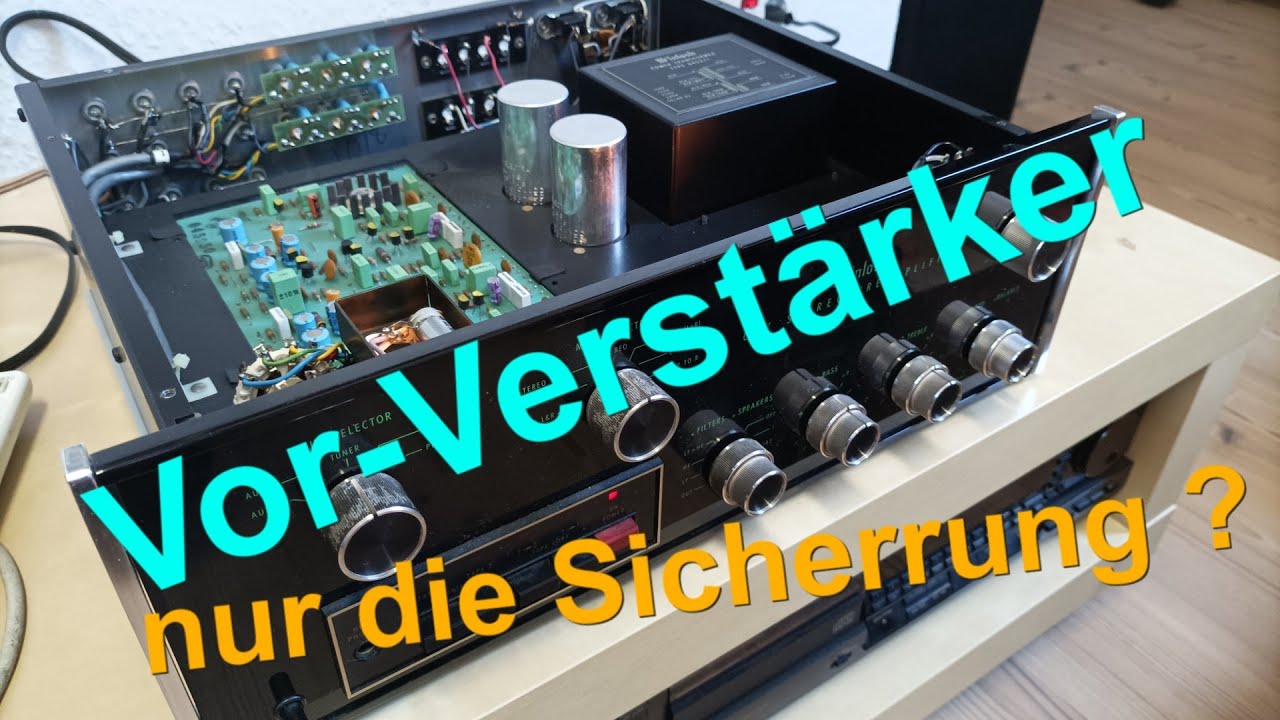McIntosh C27 Hifi  Vor - Verstärker Reparatur brummt und ohne Funktion, nur die Sicherung defekt ?