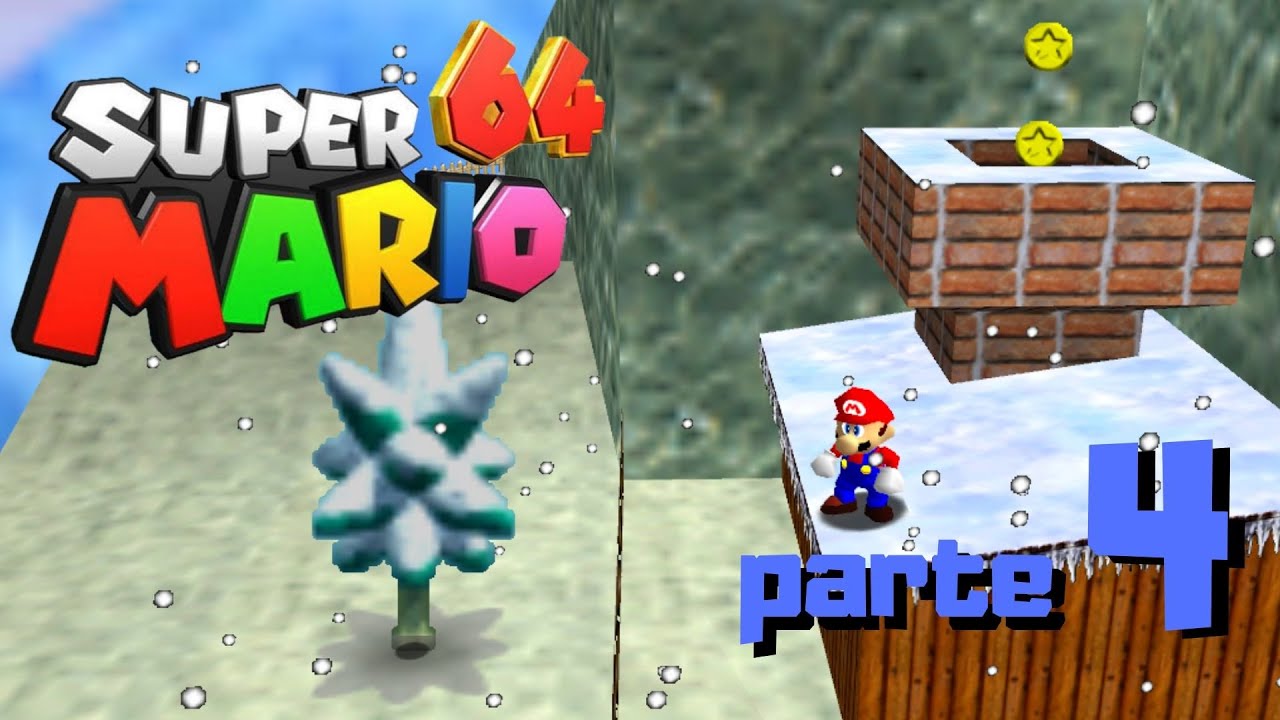 VAMOS JOGAR SUPER MARIO 64 120 ESTRELAS DETONADO COMPLETO - Parte 4: Volta aqui PINGUIM!